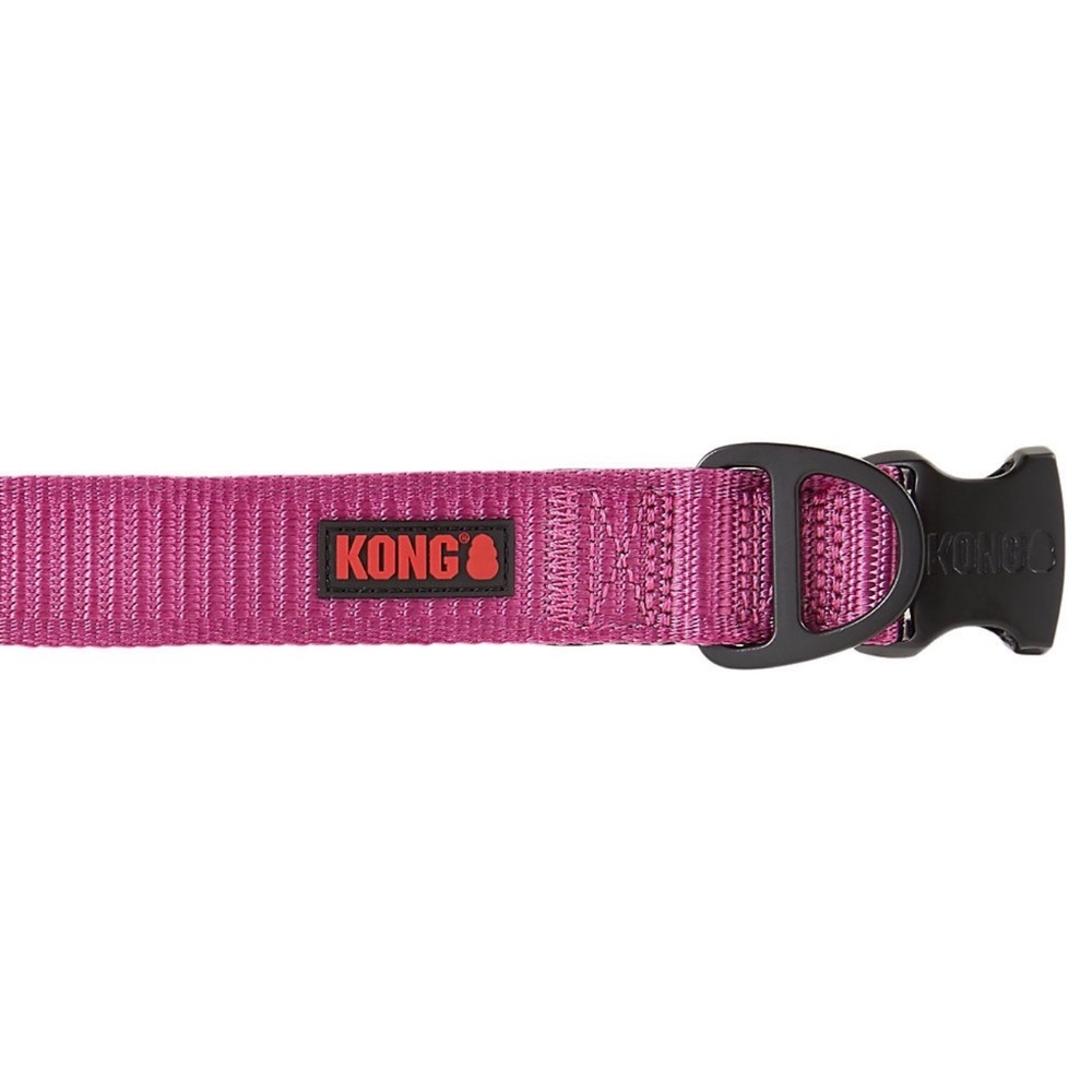 🐶 Kong S Pink Chew Resistant Comfort Adjustable Dog Collar Leash Pet Pets NWT